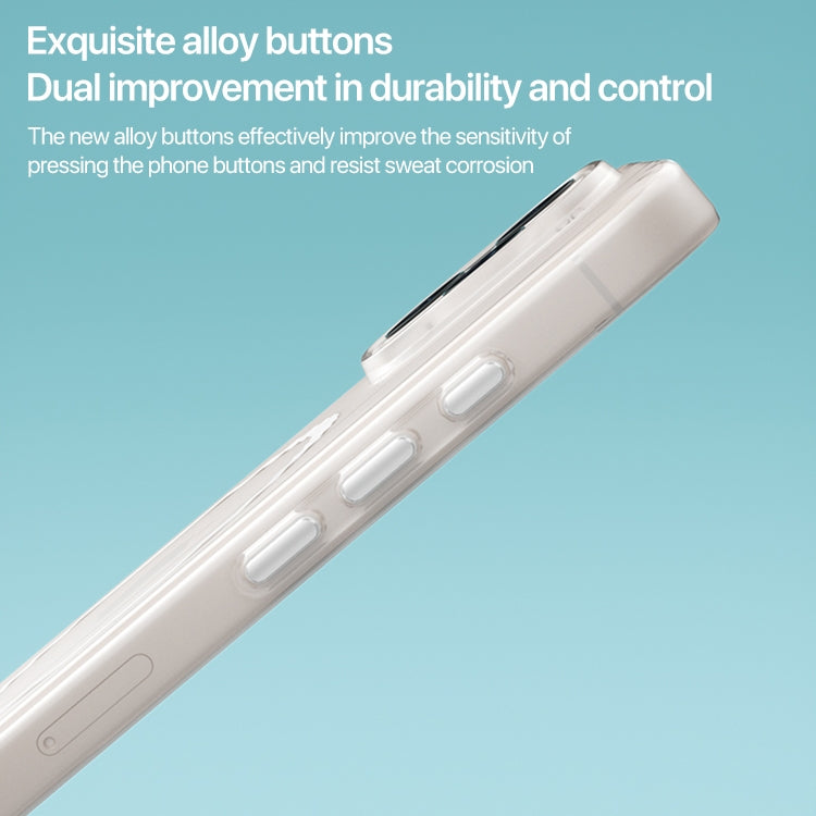 Funda para Teléfono Magsafe Corrugada PC para iPhone 14 Pro Max (Blanca)