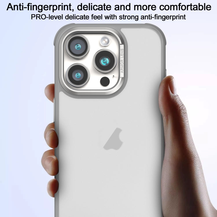 Estuche para Teléfono iPhone 15 Plus Marco de Lente Metal Esmerilado Sensación de Piel Enfriamiento Lateral (Azul)