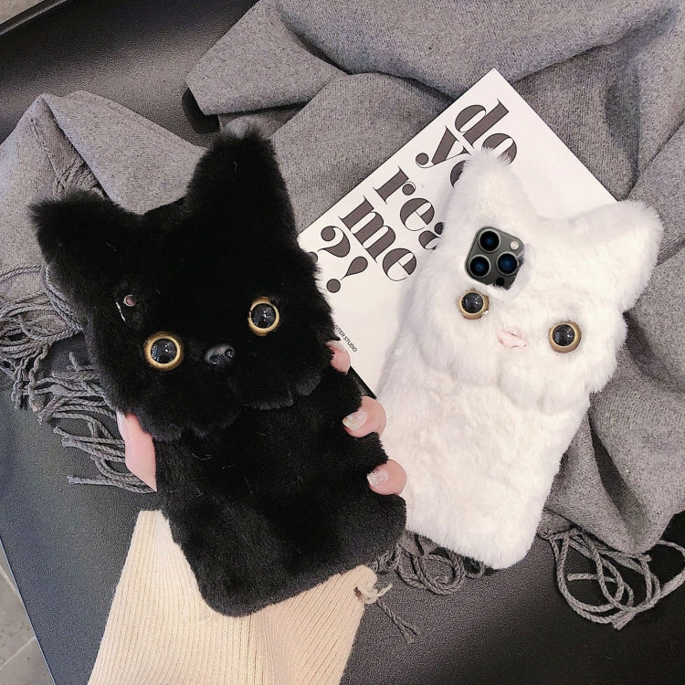 Funda para Teléfono iPhone 15 Plus Cobertura Total Gato Peluche 3D (Rosa)