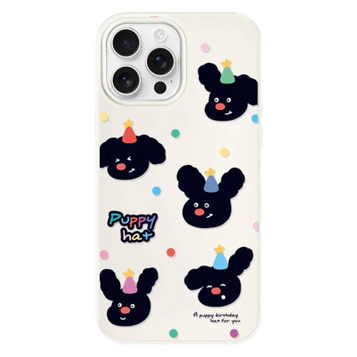 Funda híbrida TPU y Policarbonato iPhone 15 Pro Tacto de piel (Beige)