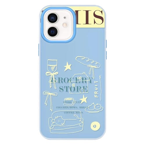 Funda híbrida TPU y PC iPhone 11 Tacto Sedoso (Azul)
