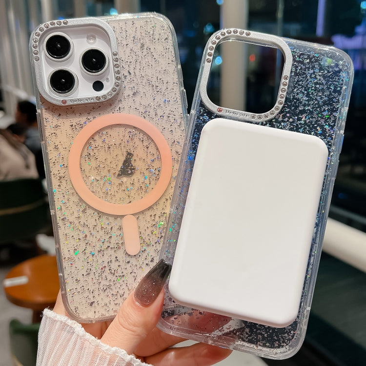 Estuche para Teléfono Blink Series con Marco de Lente de Metal e Imán Magsafe para iPhone 14 Pro Max (Dorado)