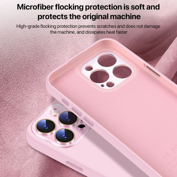 Funda de Silicona Líquida para iPhone 11 Pro Max con NanoLente (Verde Fruta)