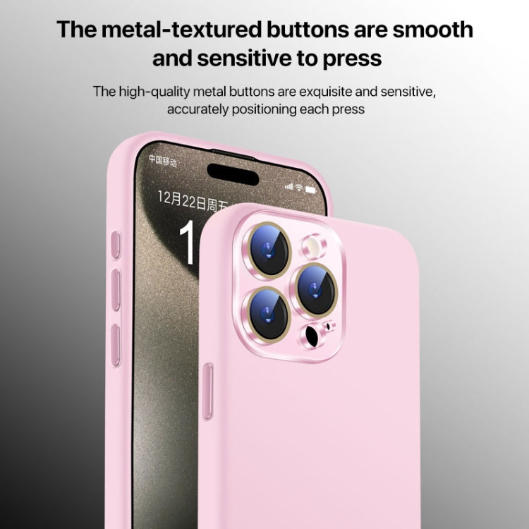 Funda de Silicona Líquida para iPhone 11 Pro Max con NanoLente (Verde Fruta)
