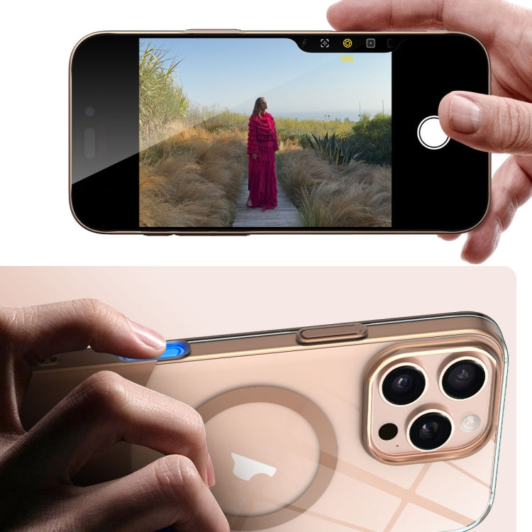 Funda para iPhone 11 Transparente con Protección y Magsafe (Rosa)