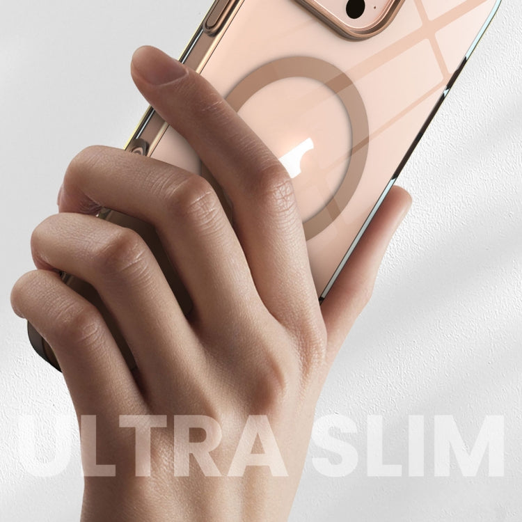Funda para iPhone 11 Transparente con Protección y Magsafe (Rosa)