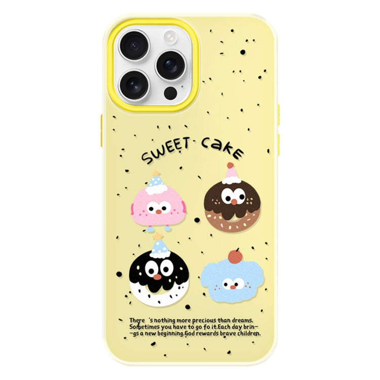 Funda híbrida TPU y PC iPhone 14 Pro Max Tacto Sedoso (Little Monster Yellow)