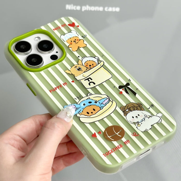 Funda híbrida TPU y PC para iPhone 14 con Tacto Sedoso y Gelatinoso (Little Monster Yellow)