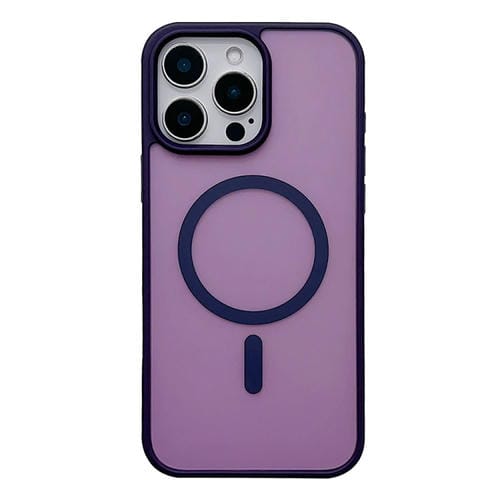 Funda para Teléfono Magsafe Frosted Skin Feel iPhone 13 Pro (Morado Oscuro)