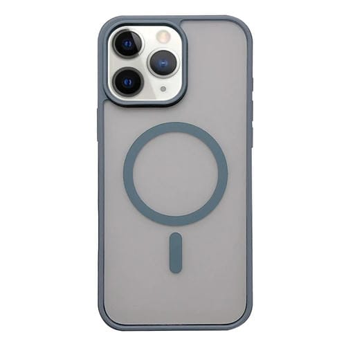 Funda para Teléfono Magsafe Frosted Skin Feel para iPhone 11 Pro Max (Gris Titanio)