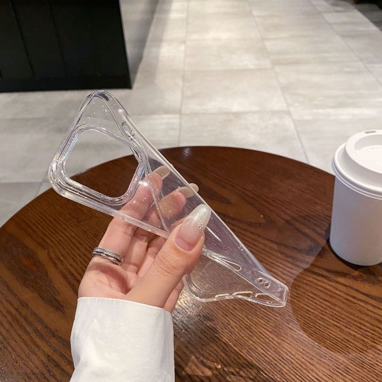 Funda TPU iPhone 12 Pro Max Purpurina y Cielo Estrellado (Transparente)