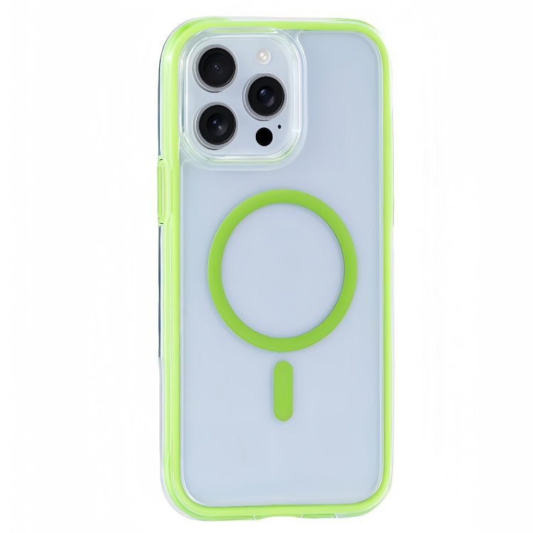 Funda para Teléfono Magsafe Serie Y2 para iPhone 13 Pro con Bolsa de Vacío (Verde Fluorescente)