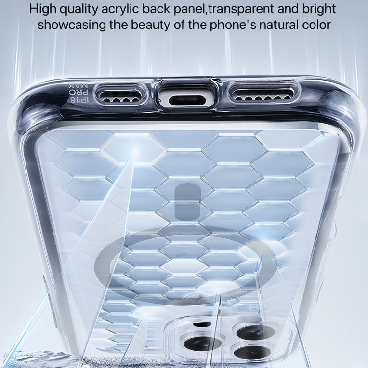 Funda para Teléfono iPhone 15 Pro Max Vacuum Airbag Y2 Series con Imán Magsafe (Azul Marino)