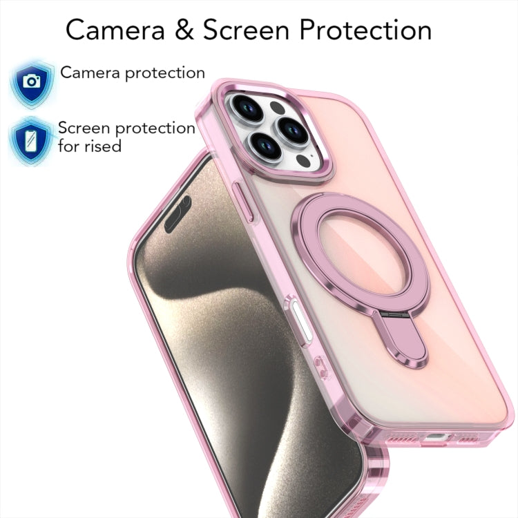 Estuche para Teléfono Apple iPhone 11 Pro Max Soporte Magsafe Revestimiento Degradado (Transparente)