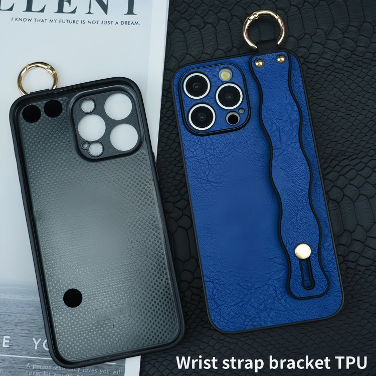 Funda TPU con Soporte Pulsera Ondulada para iPhone 11 Pro Max (Rojo)