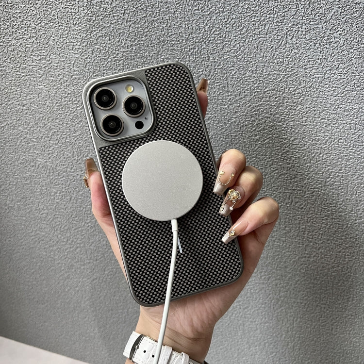 Funda para iPhone 12 Pro Max TPU + PC Magsafe Serie Pita (Dorada)