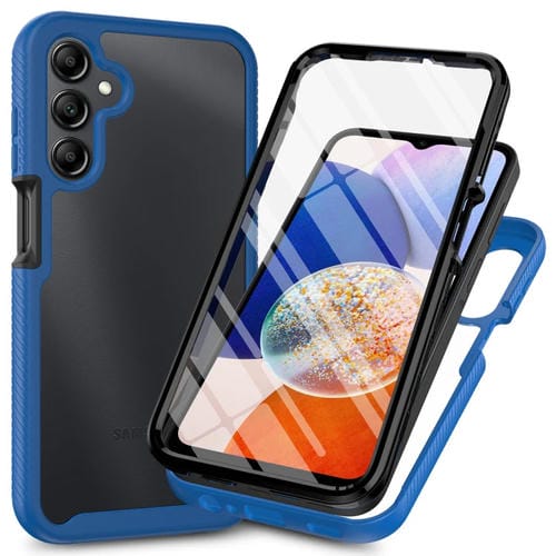 Funda para Teléfono Samsung Galaxy A25 5G Starry Sky Solid Color PC + TPU con Película Pet (Azul Real)