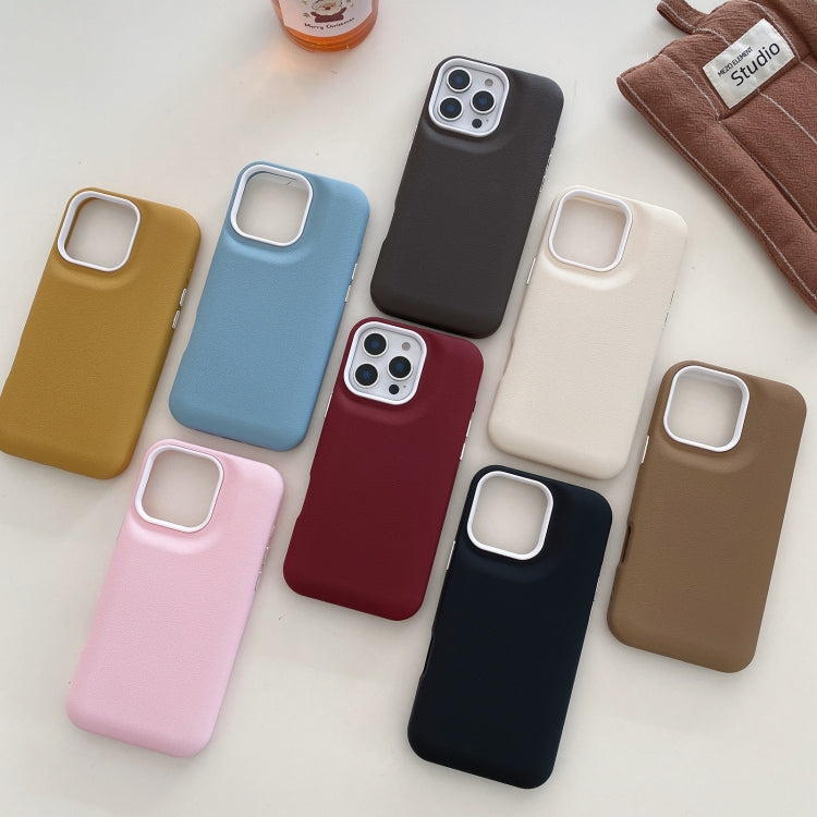 Funda para iPhone 12 Pro Max Cuero Textura (Blanca)