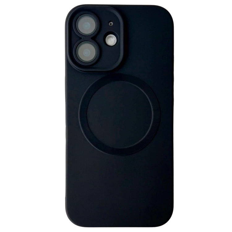 Funda para Teléfono TPU Magsafe iPhone 11 Textura Cd Pintura Metalizada (Negra)