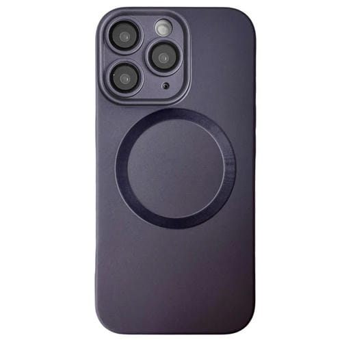 Funda para teléfono TPU Magsafe iPhone 11 Pro Textura Cd Pintura Metalizada (Gris)