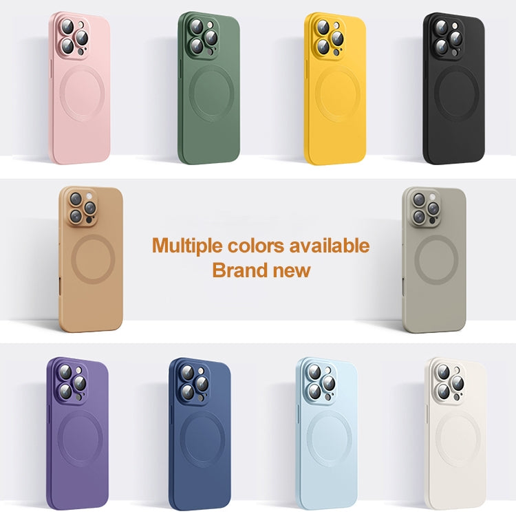 Funda de Silicona Líquida Magsafe para iPhone 15 Pro Max (Gris Titanio)