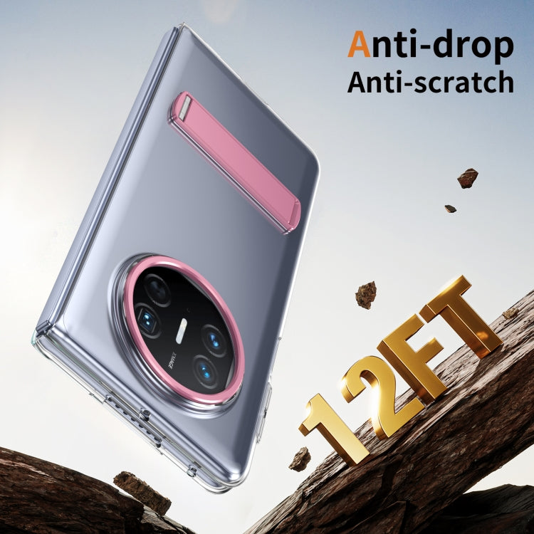 Funda híbrida TPU para Huawei Mate X3 con soporte para PC y teléfono (Rosa)
