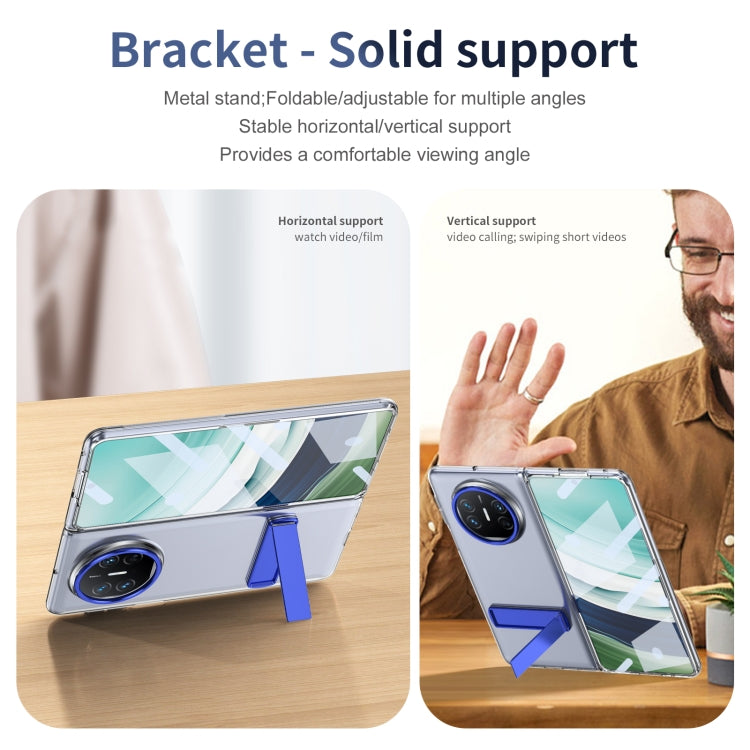 Funda híbrida de TPU para PC con soporte frío para Huawei Mate X5 (Azul)