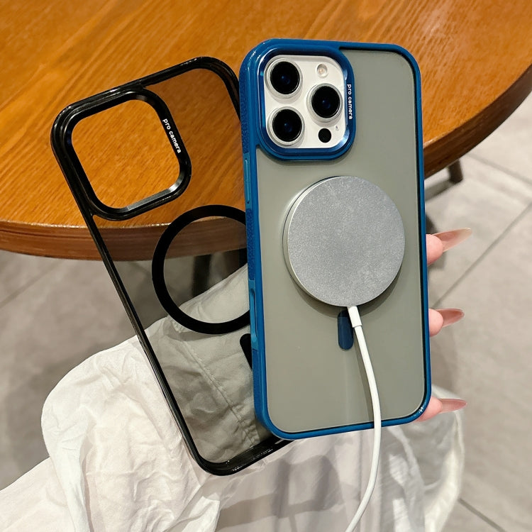 Funda para Teléfono con Marco de Lente de Metal Magsafe para iPhone 13 Pro (Gris Oscuro)