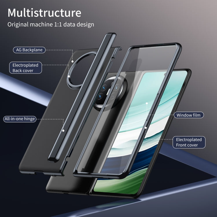 Funda para Teléfono Huawei Mate X5 con Revestimiento al Vacío Esmerilado Ag Integrado (Negra)