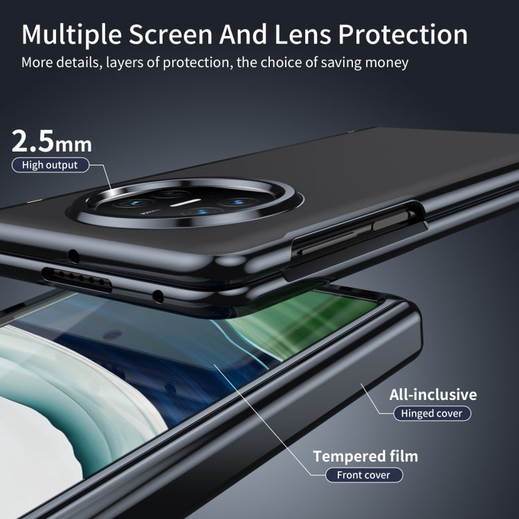 Funda para Teléfono Huawei Mate X5 con Revestimiento al Vacío Esmerilado Ag Integrado (Negra)