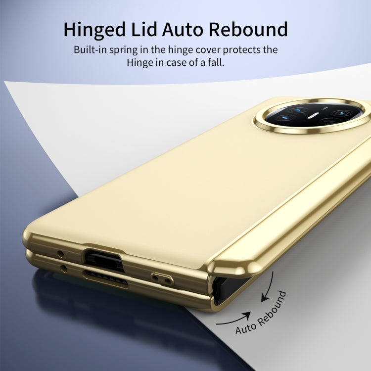 Estuche para Teléfono Huawei Mate X5 con Revestimiento al Vacío Esmerilado Anticongelante (Dorado)