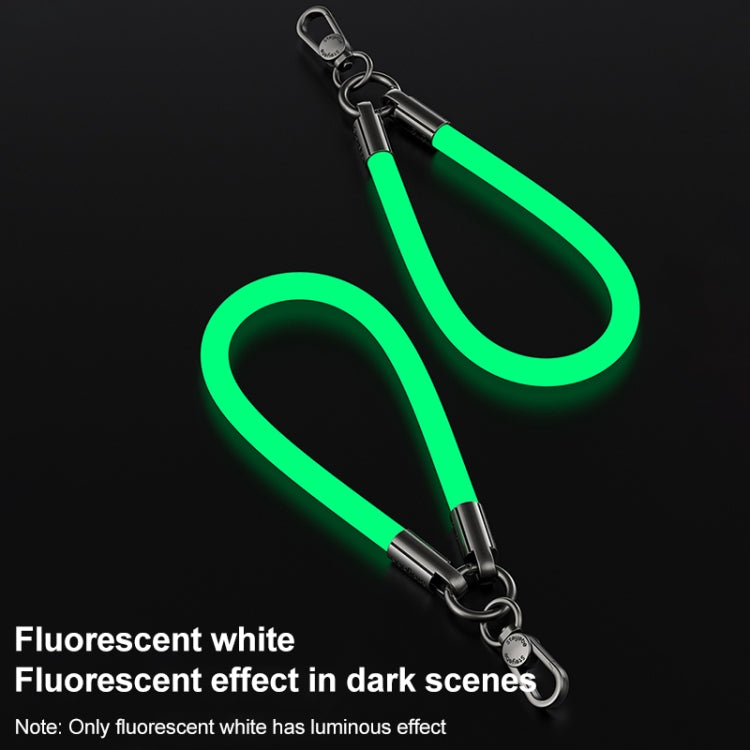 Correa de Silicona Universal para Teléfono Dux Duics Stoyobe Pl-Ii Antipérdida (Blanco Luminoso)
