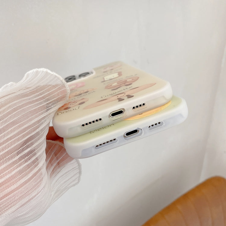 Funda híbrida TPU y PC a prueba de golpes para iPhone 12 (Serie Bread)