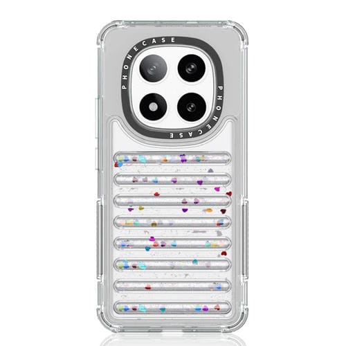 Funda Híbrida de TPU con Purpurina y Airbag para Redmi Note 14 Pro+ 5G (Lentejuelas)