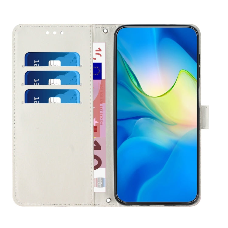Funda de Cuero con Patrón de Mármol para OnePlus Nord N30 Se (Rosa y Morado)