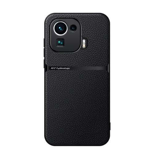 Funda para Teléfono Xiaomi Mi 11 Pro de Piel Sintética con Tapa Magnética y Protección Total Contra Golpes (Negro)