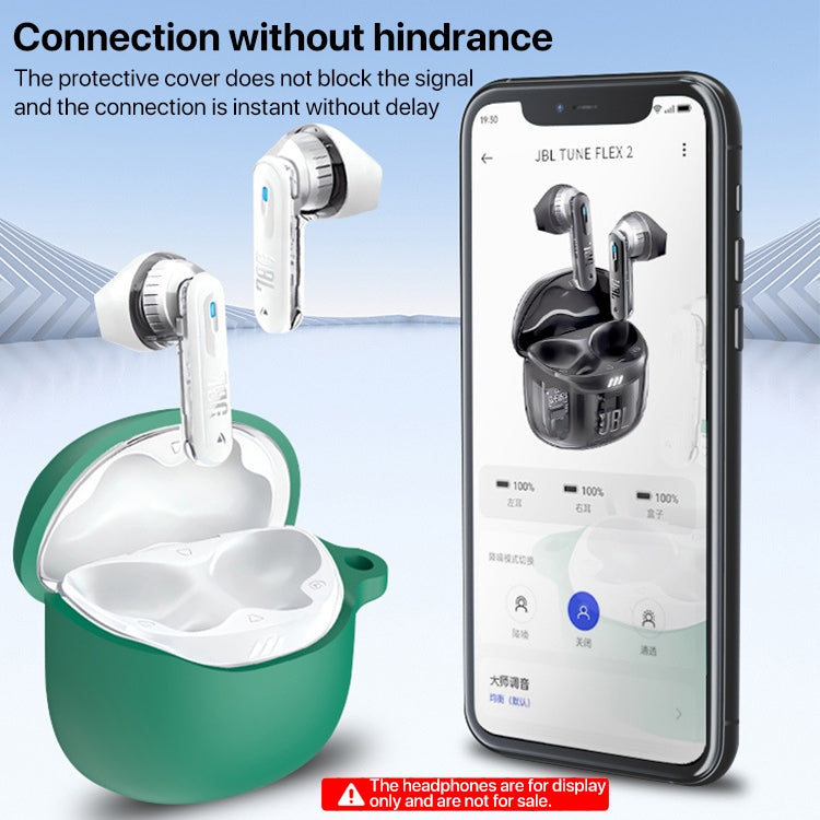 Funda Protectora Silicona para Auriculares Inalámbricos JBL Tuneflex 2 (Blanca)