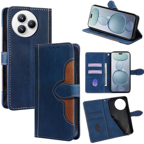 Funda de cuero con hebilla magnética y tacto suave para Xiaomi Civi 5 Pro 5G (azul)