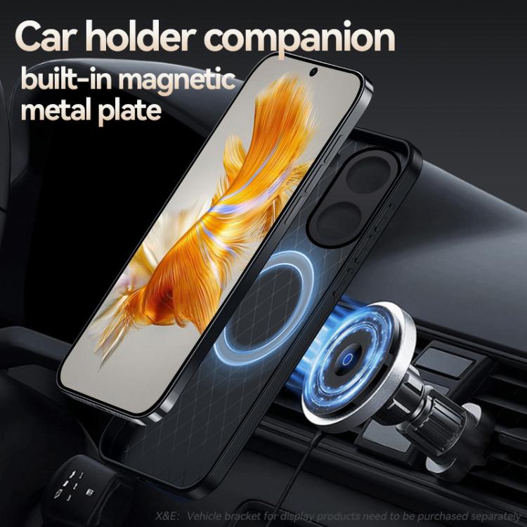 Funda magnética de cuero Litchi con cobertura total, a prueba de golpes y protección para Redmi Turbo 4 y Xiaomi Poco X7 Pro (amarilla)