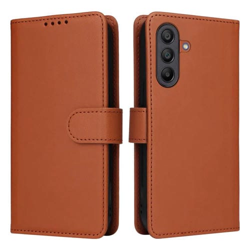Funda BETOPNICE BN-005 2 en 1 desmontable de imitación de cuero genuino para Samsung Galaxy A17 5G (marrón)