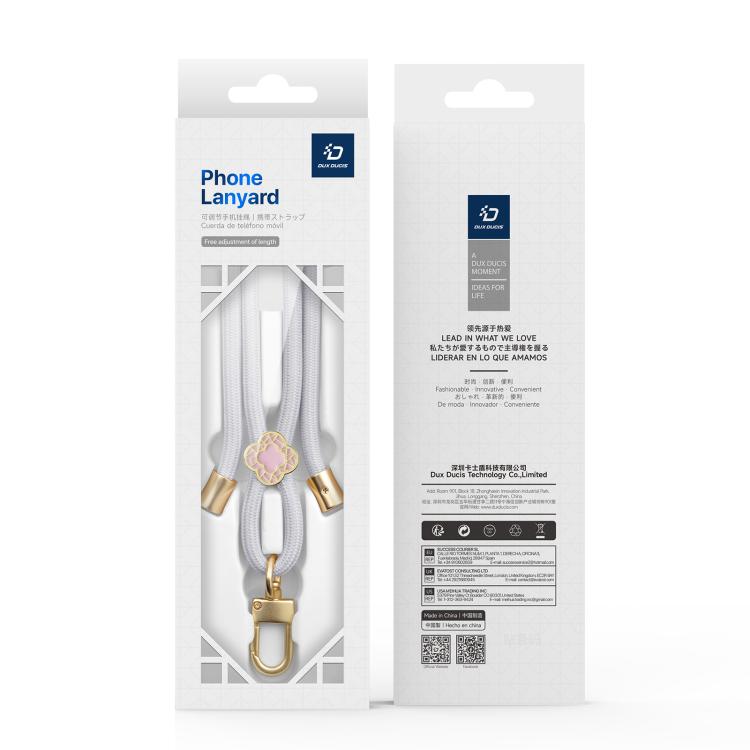 Cordón Ajustable para Teléfono Bandolera Dux Ducis Garden Diseño Begonia (Gris)