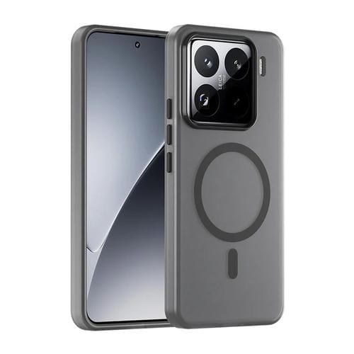 Funda Para Teléfono Xiaomi 15 Pro Magsafe De Tpu Translúcido Esmerilado + Pc De Cobertura Total (Negra)