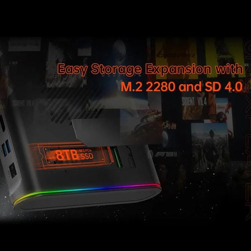 Base de Expansión Portátil One-Netbook Onexgpu2 con AMD Radeon RX 7800M de 12 GB (Enchufe de la UE)