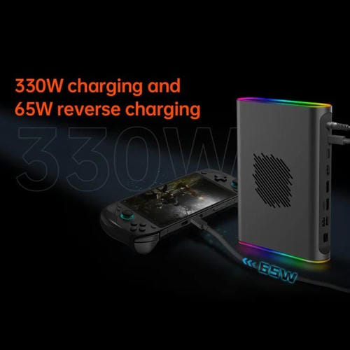 Base de Expansión Portátil One-Netbook Onexgpu2 con AMD Radeon RX 7800M de 12 GB (Enchufe de la UE)