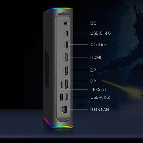 Base de Expansión Portátil One-Netbook Onexgpu2 con AMD Radeon RX 7800M 12 Gb (Enchufe Británico)