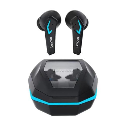 Auriculares inalámbricos Lenovo Tc102 Ai reducción de ruido para juegos Bluetooth 5.4 (Negro)