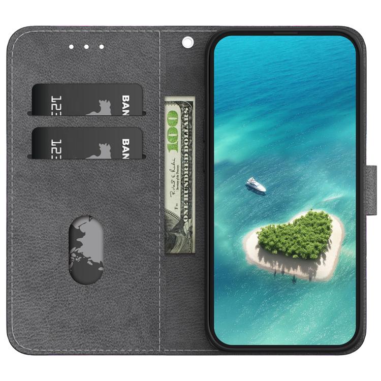 Funda de Cuero con Dibujo y Textura de Cristal para OnePlus Nord 4 (Elefantes)