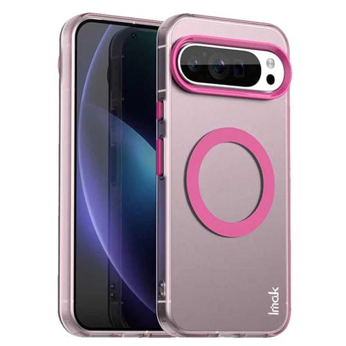 Funda para Teléfono Imak Candy Series a Prueba de Golpes Magsafe para Google Pixel 9/9 Pro (Morada)