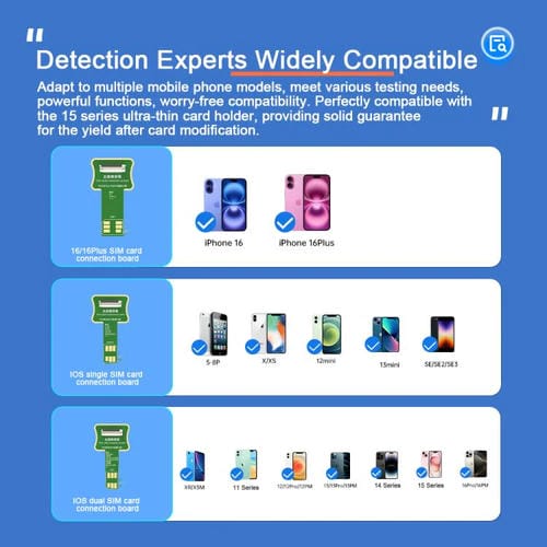 Jogo de Teste Suporte Cartão SIM Jcid V1S Pro V1Se Apple iPhone 5-16 Cartão SIM e TF Android