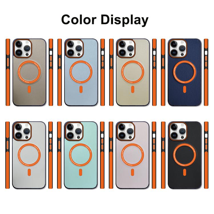 Funda para Teléfono Magsafe iPhone 12 Textura de Madera Imitación (Gris Titanio)